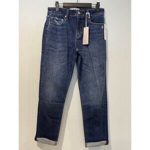 NEW Daze Jeans Women 28" Med Wash Lovergirl Mid Rise Roller Stretch Stitch Fix